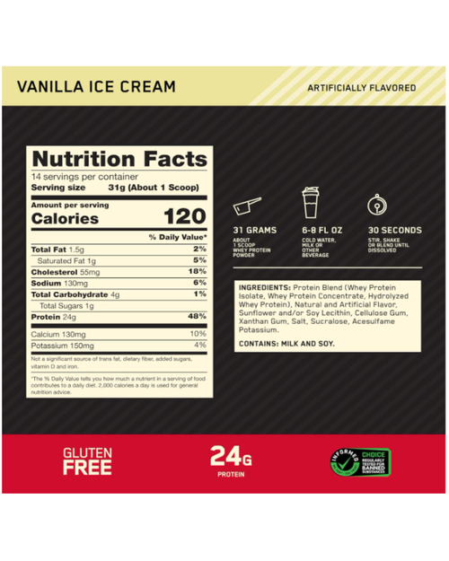 100% Whey Protein ON Gold Standard