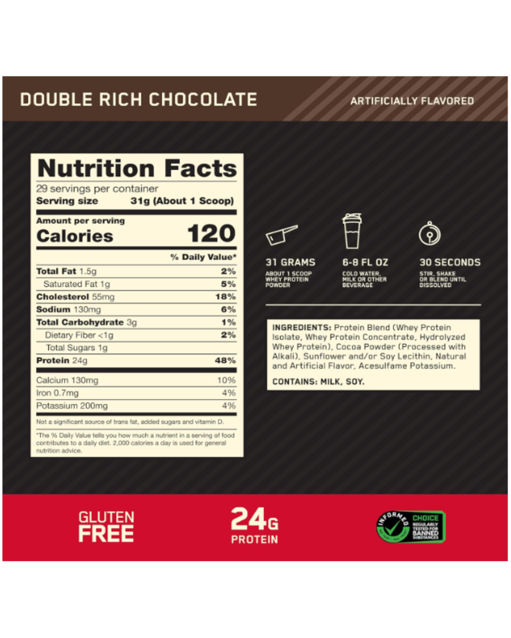 100% Whey Protein ON Gold Standard