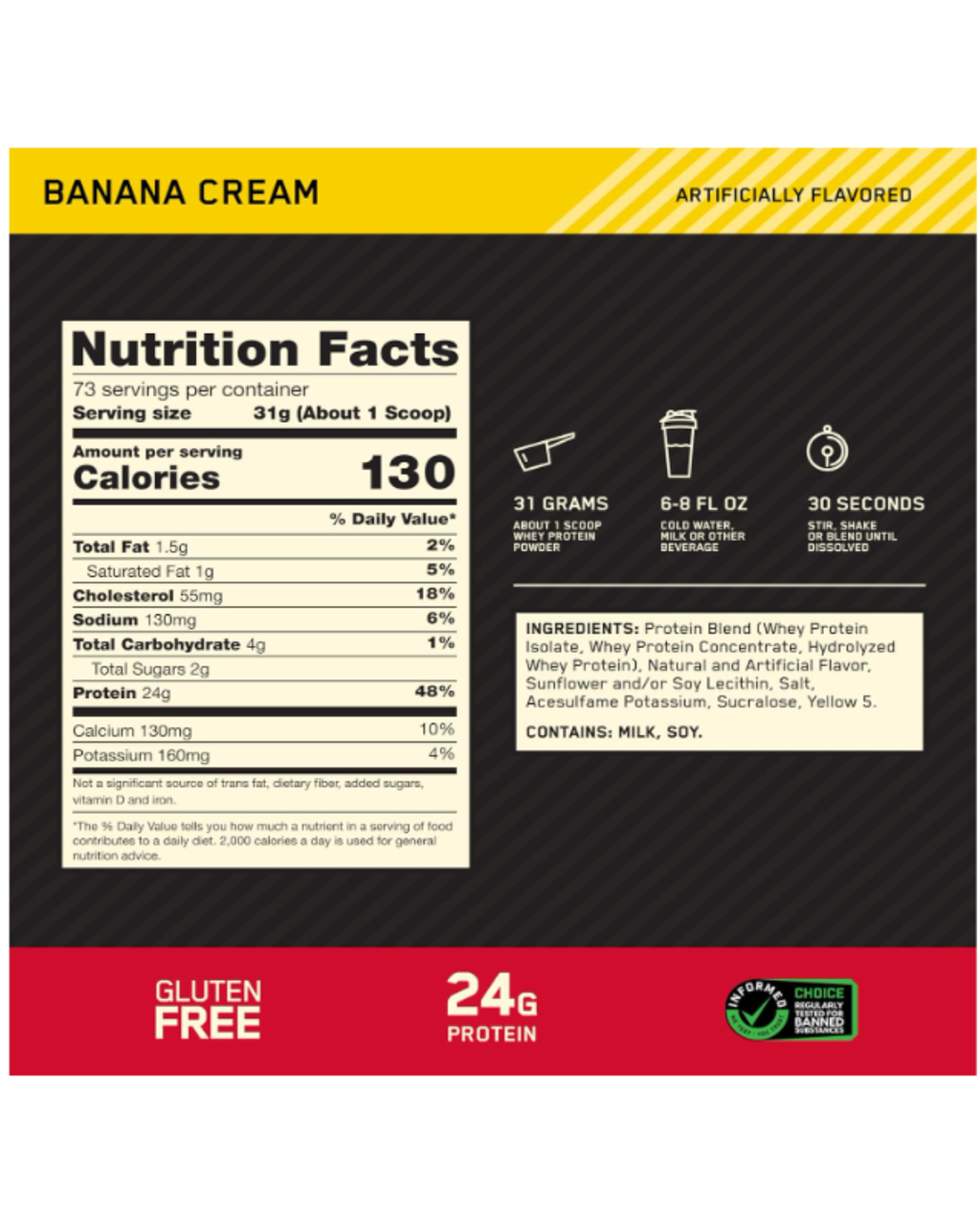 100% Whey Protein ON Gold Standard