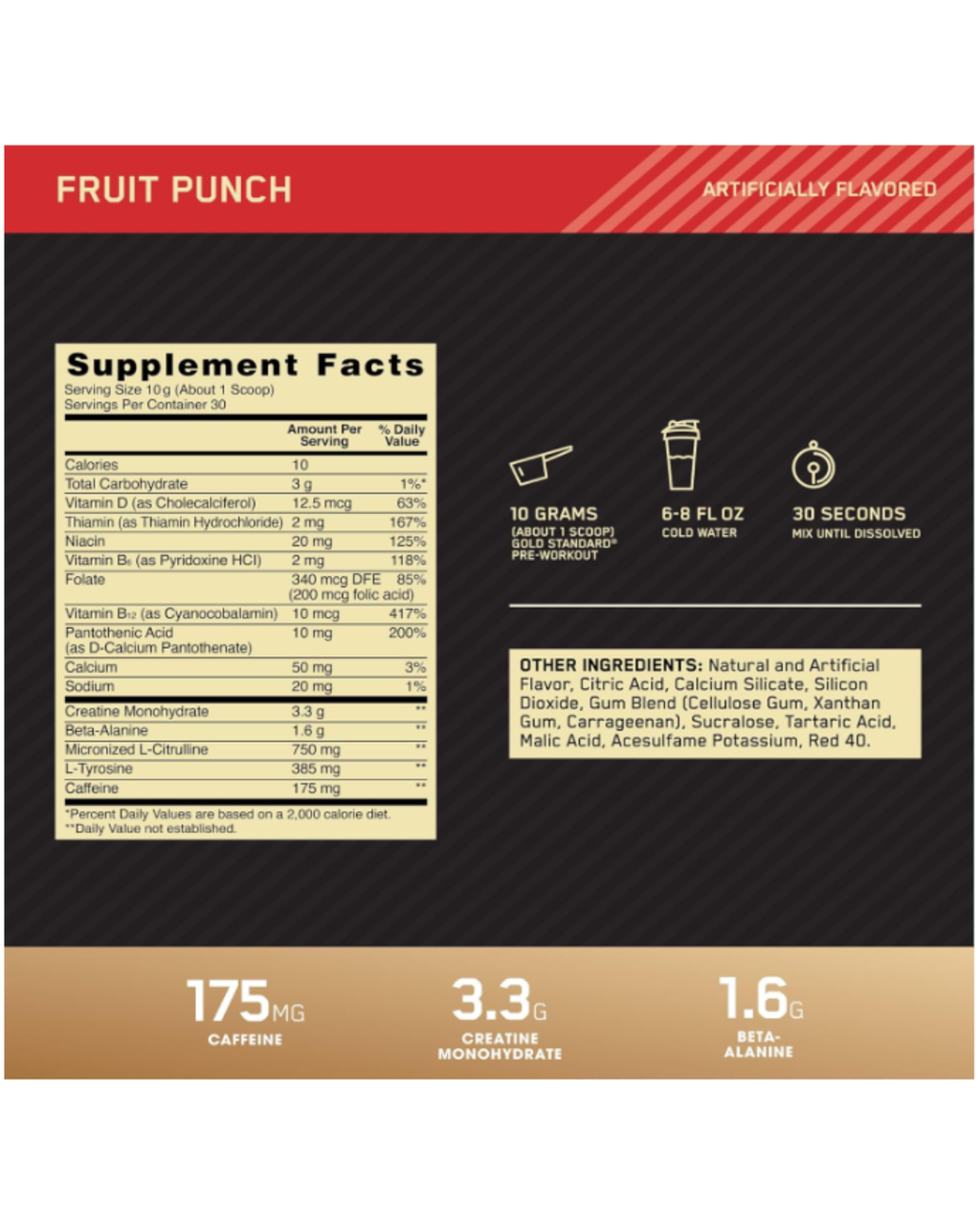 Pre-Workout ON Fruit Punch