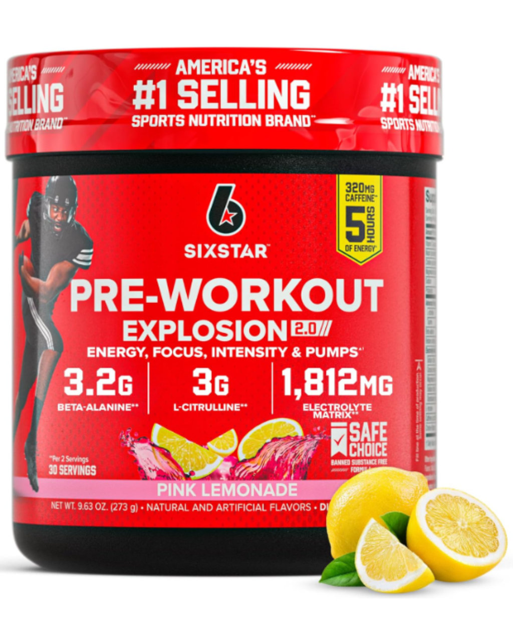 Pre-Workout SIXSTAR Pink Lemonade