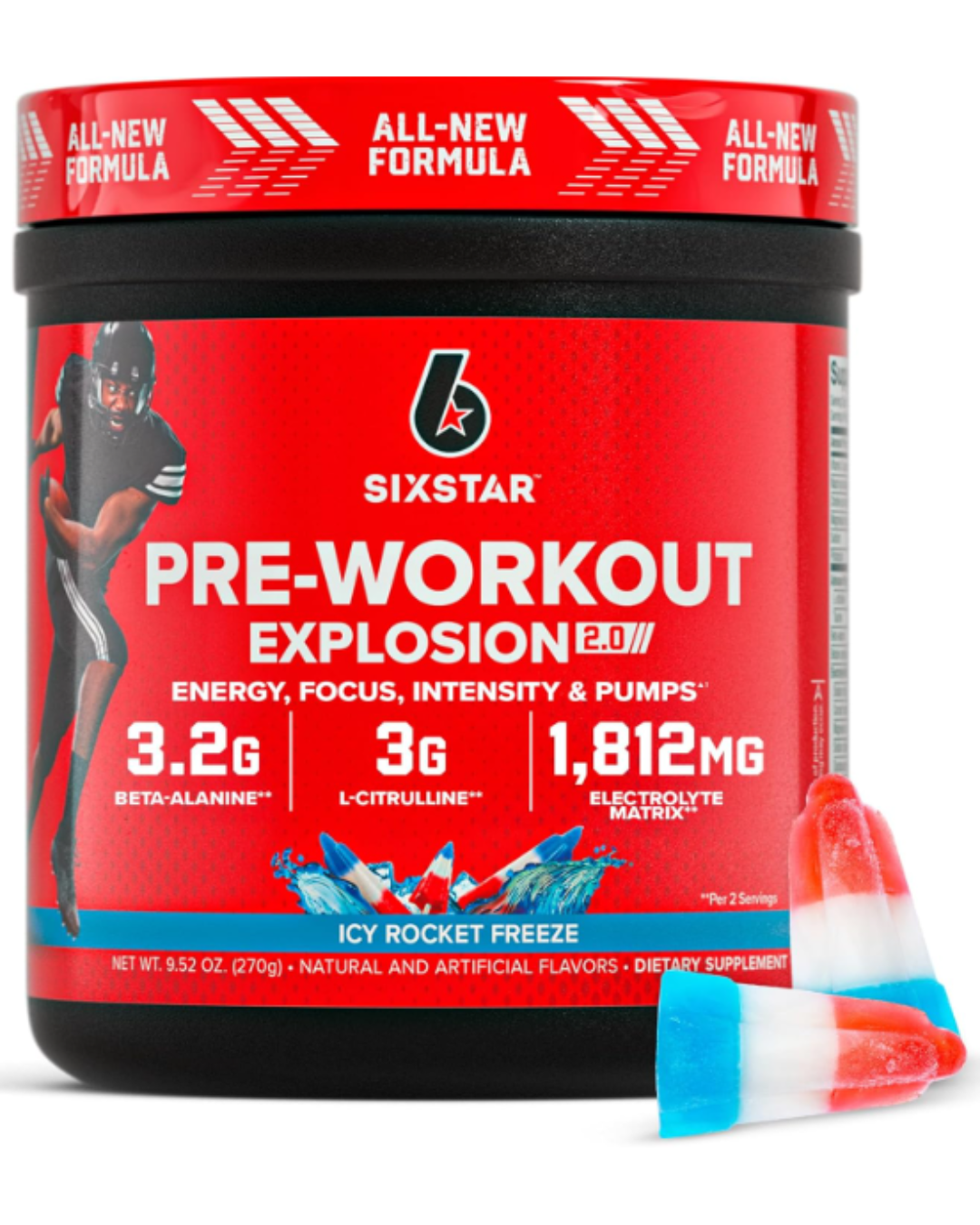 Pre-Workout SIXSTAR  Icy Rocket Freeze