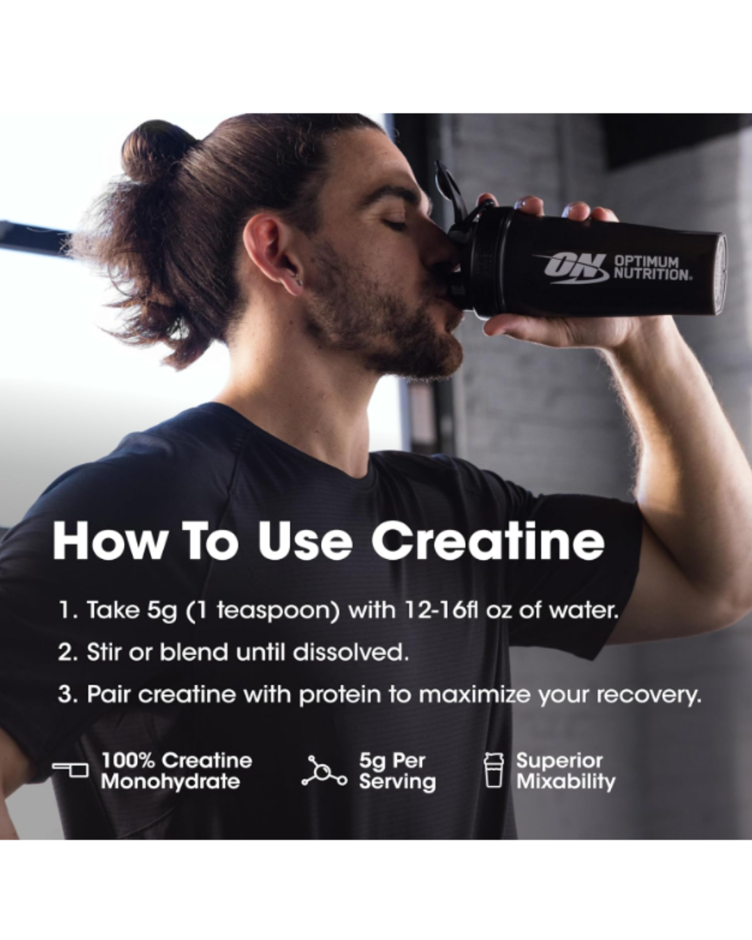 Creatina Micronizada 5G ON  (120 Serv)