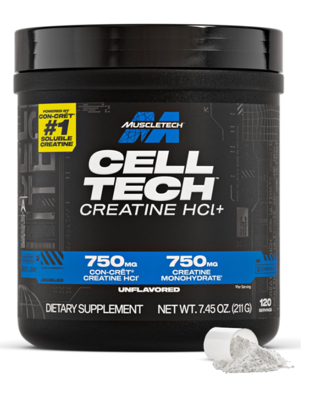 Creatina MuscleTech  HCl (120 Serv)