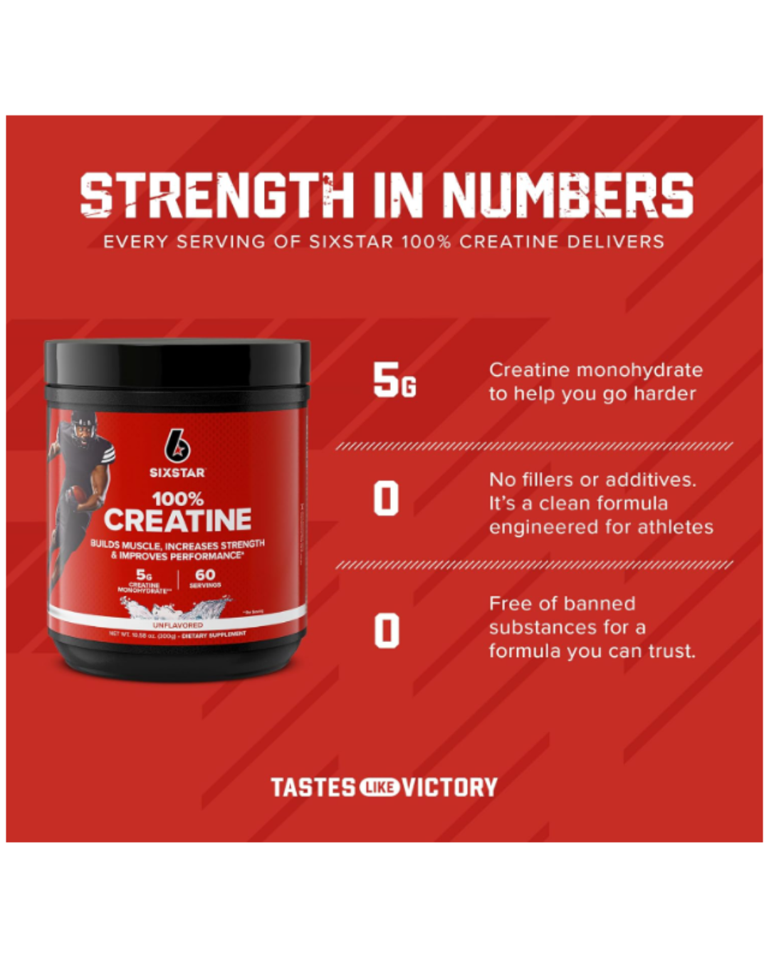CREATINA 5G SIXSTAR (60 Serv)